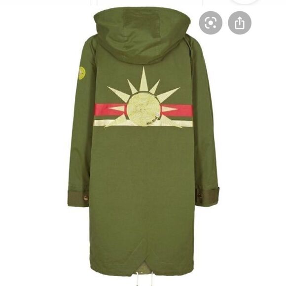 Mos Mosh Cassie Parka Olive green XS - Picture 3 of 8